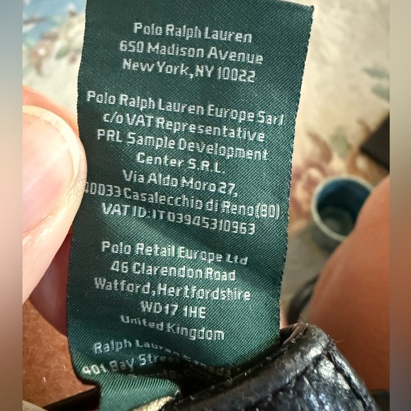 Vintage Lauren Ralph Lauren Maysey Satchel Leather Convertible Crossbody Purse - Picture 9 of 9